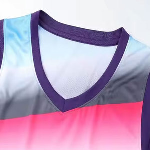 Très recommandé Pakistan fait hommes vêtements de sport uniforme de basket-ball personnalisé respirant maillot de basket-ball et uniforme à bas prix - Product Image 3