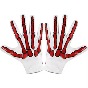 Gants de football américain personnalisés en gros avec logo, en latex imperméable, compatibles écran tactile, qualité supérieure, confortables et antidérapants - Product Image 6