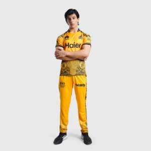 Pantalones de la equipación local del Peshawar Zalmi, 100% poliéster satinado, transpirables, con estampado por sublimación. - Product Image 4