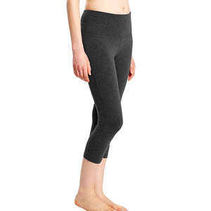 Leggings de yoga extensibles pour femmes, taille haute, de fitness, décontractés, pantalons capri avec service OEM, nouvelle collection - Product Image 3