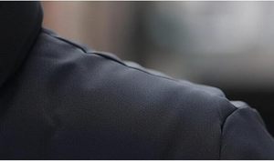 Chaqueta acolchada informal de estilo callejero para hombre, chaqueta gruesa y ligera de algodón con relleno y cuello levantado, cremallera, ropa informal de lana cálida para invierno - Product Image 5