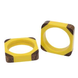 แหวนผ้าเช็ดปากทำจากเรซินออกแบบพิเศษจากผู้ผลิตอินเดีย - Product Image 4