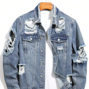 La mejor chaqueta vaquera para hombre Tendencias Vintage desgastada Versatilidad elegante y duradera Dominando el aspecto Chaquetas vaqueras para hombre - Product Image 1