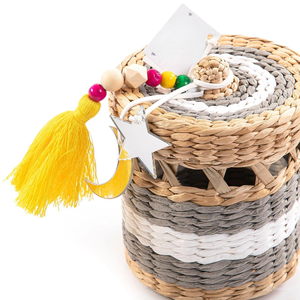 Ecofriendly Handmade Ramadan Basket Handmade Seagrass Gift <b>Box</b> for Ramadan Decorations Ramadan Boxes 2025 - Product Image 2