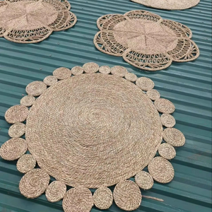 Top Selling Seagrass Mat, Eco-Friendly Handmade Seagrass Mat <b>Rug</b> Natural Woven Floor Mat for Living Room & Dining Decor Vietnam - Product Image 1