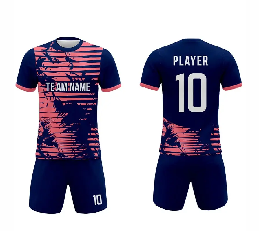 Vedo camisa de futebol personalizada, uniforme de futebol em poliéster, logotipo personalizado, kits para adultos e crianças