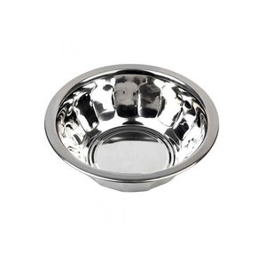 Bol de service design en acier inoxydable avec finition moderne idéal pour la décoration de la maison et l'utilisation quotidienne pratique des aliments - Product Image 1