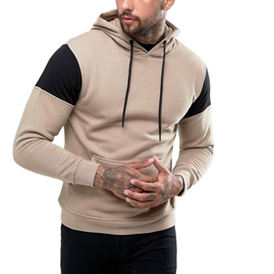 Sweats à capuche surdimensionnés pour hommes en polyester/coton, couleur unie, logo personnalisé brodé, écologiques, séchage rapide, saison hivernale, service OEM - Product Image 4