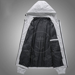 Chaqueta Cortavientos de Invierno para Hombre, Transpirable, Ecológica, de Alta Calidad, Diseño Casual con Logotipo Frontal, Servicio OEM, Colores Personalizados, 300g - Product Image 3
