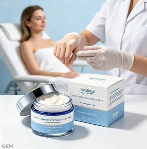 Crème réparatrice professionnelle au cuivre bleu – Hydratant facial intensif réparateur et anti-âge |   OEM - Product Image 1