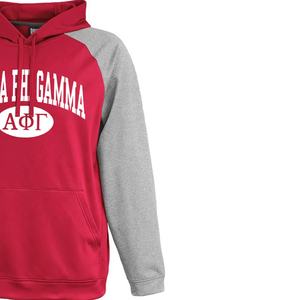 Sudadera con Capucha de Punto de Poliéster Bicolor Griega para Logotipo Universitario Impreso, Fraternidad, Antiencogimiento, Talla Grande - Product Image 4