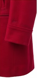 Nouveau Manteau d'Hiver Imperméable en Tissu 100% Laine Rouge pour Hommes, Idéal pour la Reconstitutions Historiques Coloniales et Révolutionnaires - Product Image 5