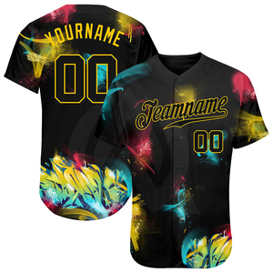 Ropa deportiva Camiseta de béisbol personalizada Sublimación Camisetas de béisbol personalizadas Uniforme deportivo OEM Camiseta de Béisbol Juvenil para adultos - Product Image 6