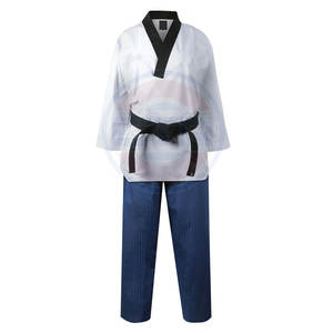 Uniforme de judo en coton et polyester de qualité supérieure, couleurs et tailles personnalisées, poids du tissu 400g, vêtements d'entraînement d'arts martiaux unisexes - Product Image 4