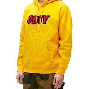 Sudadera con capucha de moda para hombre al por mayor, sudadera de algodón polar cálido de invierno OEM/ODM, ropa deportiva informal, sudaderas con capucha de chenilla bordadas de fábrica - Product Image 5