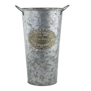 Seau de marché de fleurs galvanisé avec poignées seau de fleurs en métal avec poignée pour la décoration de la maison - Product Image 3
