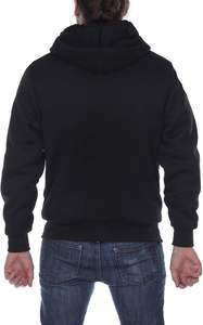 Sudadera con capucha sólida con revestimiento de ácido lavado a la piedra de algodón 100% vintage - Product Image 5