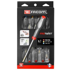 Juego de Destornilladores Facom Protwist (9 Piezas) - Product Image 1