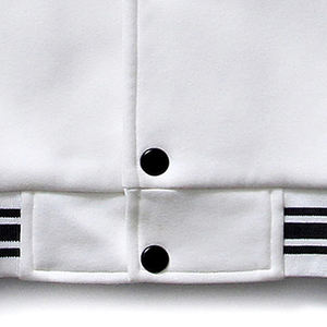 Varsity Vestes Impression personnalisée à manches longues Veste de baseball pour hommes Vestes Varsity Letterman vierges unies pour hommes - Product Image 5