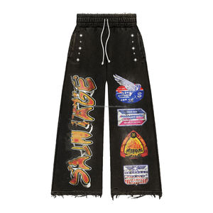 Conjunto Deportivo de Invierno para Hombre 2025, Talla Grande Personalizada, Lavado Ácido, Sudadera con Capucha Estampada en Serigrafía DTG, Técnica de Pedrería, Color Sólido - Product Image 5