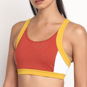Soutien-gorge de sport pour femmes respirant, à prix avantageux, à séchage rapide, en gros, soutien moyen, sans couture, design personnalisé, simple, nouveau stock - Product Image 3