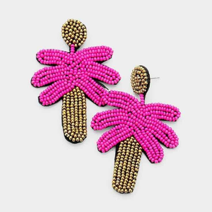 Boucles d'oreilles pour femmes, perles de rocaille faites à la main, boucles d'oreilles précieuses en perles, nouvel arrivage - Product Image 2