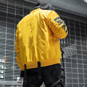 Chaqueta Techwear Cyberpunk personalizada para hombre, ropa de calle urbana estilo Techwear con tela de lona fina, ropa de calle urbana negra - Product Image 3