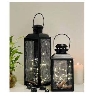 Nuevo FAROL DE Metal decorativo de estilo marroquí para el hogar, sala de estar, decoración interior del hogar, farol clásico para uso doméstico - Product Image 3