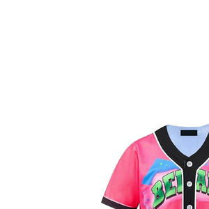 Venta al por mayor pedidos a granel disponibles camisetas de béisbol de poliéster transpirable personalizadas para mujer uniformes deportivos impresos estilo conjunto OEM/ODM - Product Image 5