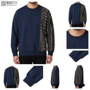 Sudadera de Invierno para Hombre de Alta Calidad, Corte Regular, Felpa de Poliéster/Algodón, Antiarrugas, Personalizable, Cuello Redondo - Product Image 2