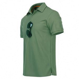 Polo de algodón con cuello redondo, Polo clásico de manga corta para hombre, ropa informal, polos suaves y cómodos para hombre - Product Image 5