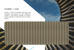 Concessionnaire de confiance vendant un panneau composite en aluminium doré VA 6506 résistant aux intempéries et au feu pour une utilisation intérieure et extérieure - Product Image 3