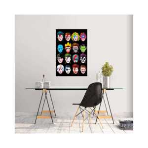 Affiche de la série Butcher Billy au design moderne, les Têtes flottantes de David, pour décoration murale - Product Image 1