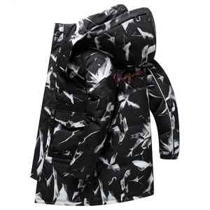 Wholesale Men's <b>Light</b> and Thin Cotton Bubble <b>Jacket</b> for Winter Best New Clothing with Stand Collar Canvas Fabric - Product Image 5