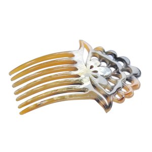 Épingle à cheveux en corne de vache de buffle authentique de style traditionnel fait à la main pour une belle décoration de cheveux - Product Image 3