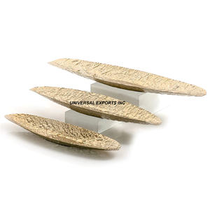 Juego de bandeja de chocolate decorativa con acabado dorado de tres platos de chocolate de diseñador hechos a mano última llegada bandeja de chocolate de diseñador - Product Image 1