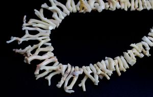 High Quality 16 Inch White Japanese Coral <b>Smooth</b> <b>Stick</b> Shape Beads Polished Rough Beads for Jewelry Making Natural Loose Beads - Product Image 4