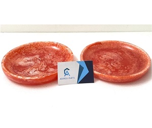 Bol de service en résine de luxe, assiettes, bol en résine avec logo personnalisé pour fruits décoratifs de fête, plateaux en résine de haute qualité, ustensiles de cuisine - Product Image 5