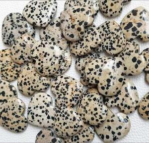 Unique Design Dalmatian Jasper Heart Gemstone for DIY <b>Crafts</b> and Chakra Healing Available At Reasonable Price - Product Image 5