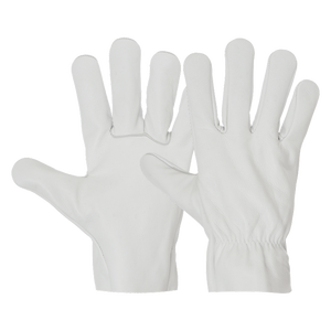 ถุงมือนิรภัยสำหรับคนขับหนังวัวลายเกรนทนทานถุงมือนิรภัยป้องกันมือจากการก่อสร้างสวมใส่สบาย - Product Image 1