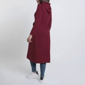 Nouveauté Logo personnalisé de haute qualité épaule tombante femmes 100% coton uni blanc pull oversize islamique musulman pour les filles - Product Image 3