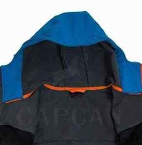 Veste coupe-vent pour homme Capcon Sports Manufacturing, tissu uni, imperméable, respirant, style streetwear, en vente - Product Image 3