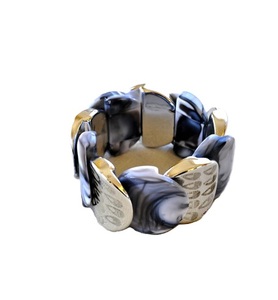 Pulsera de Resina Ovalada con Piedra Natural Turquesa de Primera Calidad, Estilo Bohemio Hecho a Mano, Joyería Unisex para Mujer, Ideal para Bodas - Product Image 3