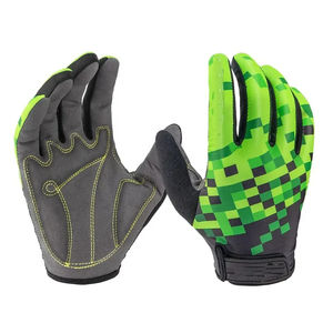 Guantes de Motocross de Cuero de Dedo Completo en Oferta, Protección de Pantalla Táctil, Cierre de Hebilla Antideslizante, Unisex, Gimnasio, Mejor Rendimiento - Product Image 1