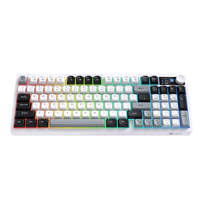 Teclado Inalámbrico para Juegos ONIKUMA MT902 de Triple Modo, 2.4G, Bluetooth, Tipo-C, 95 Teclas, Retroiluminación RGB, con Perilla de Volumen