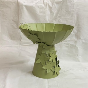 Bol à fruits et assiette de style nordique moderne, luxe, écologique, décoration de centre de table, vaisselle en fer avec revêtement en poudre - Product Image 6