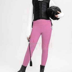 Leggings de Equitación para Mujer con Agarre Completo en el Asiento, Material Impermeable y Cortavientos de Spandex/Poliéster, Ajuste Elástico - Product Image 4