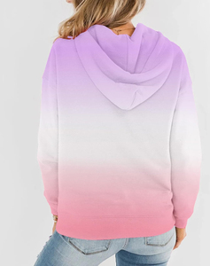 Sweat à capuche en coton de haute qualité pour femme, style tendance, respirant, tricoté pour l'hiver, streetwear, imprimé personnalisé sur le devant, en promotion - Product Image 6