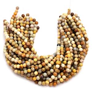 Cuentas Sueltas de Coral Natural, 0.8mm de Diámetro, 15 Pulgadas de Largo, Multicolores, para Joyería, Moda, Venta al Por Mayor - Product Image 3