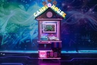 Machine à bonbons Candy Claw 2026 Double Joy, Station de jeu de bonbons double, Machine à bonbons combinée grue et pousseur